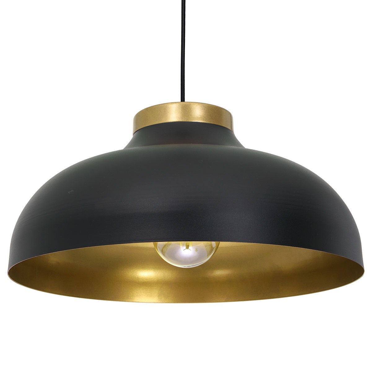 żyrandol Basca black/gold 1xE27