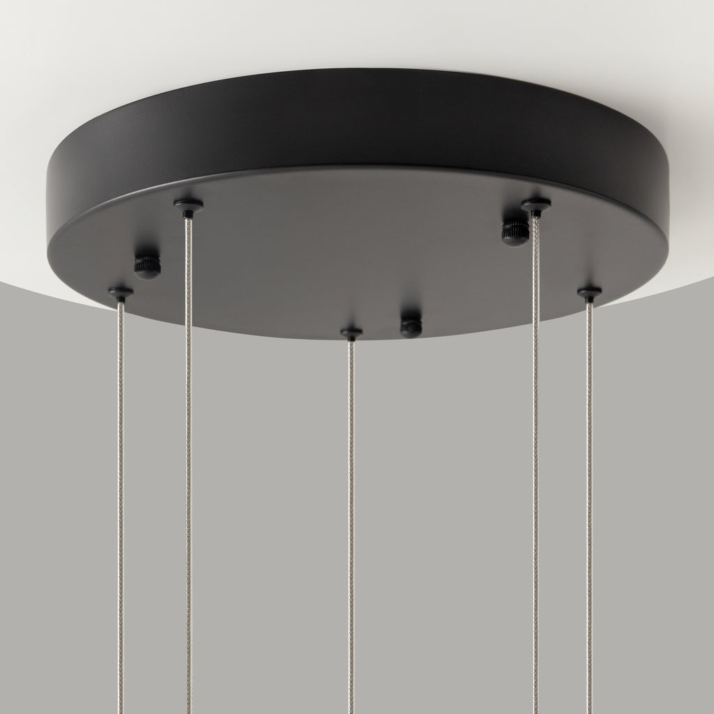 Maytoni Lampa wisząca Cascade - Aluminium - Czarny MOD132PL-L30BK