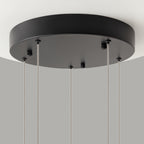 Maytoni Lampa wisząca Cascade - Aluminium - Czarny MOD132PL-L30BK