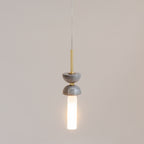 Maytoni Lampa wisząca Kyoto - Metal + marmur - Złoty MOD178PL-01GR