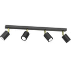 spot Striper black/gold 4xGU10