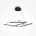 Maytoni Lampa wisząca Line - Aluminium - Czarny MOD016PL-L75B