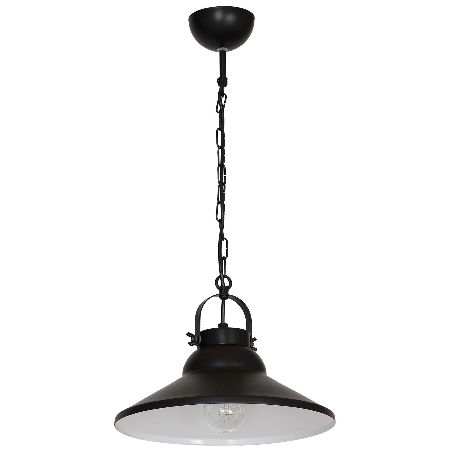 żyrandol Iron black 1xE27