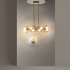 Maytoni Lampa wisząca Aster - Metal - Złoty MOD007PL-08G1