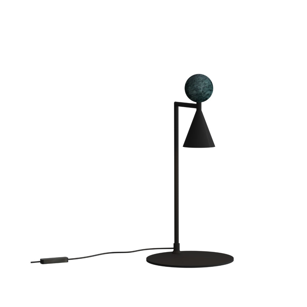 Maxlight Lampa stołowa Bingo - Malachit - Czarny T0069
