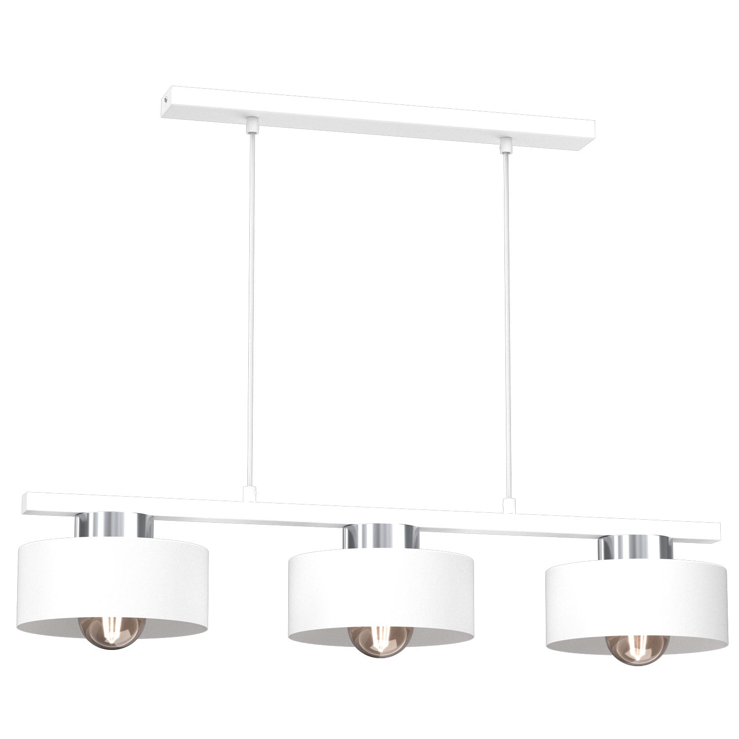 żyrandol Marti white/chrome 3xE27