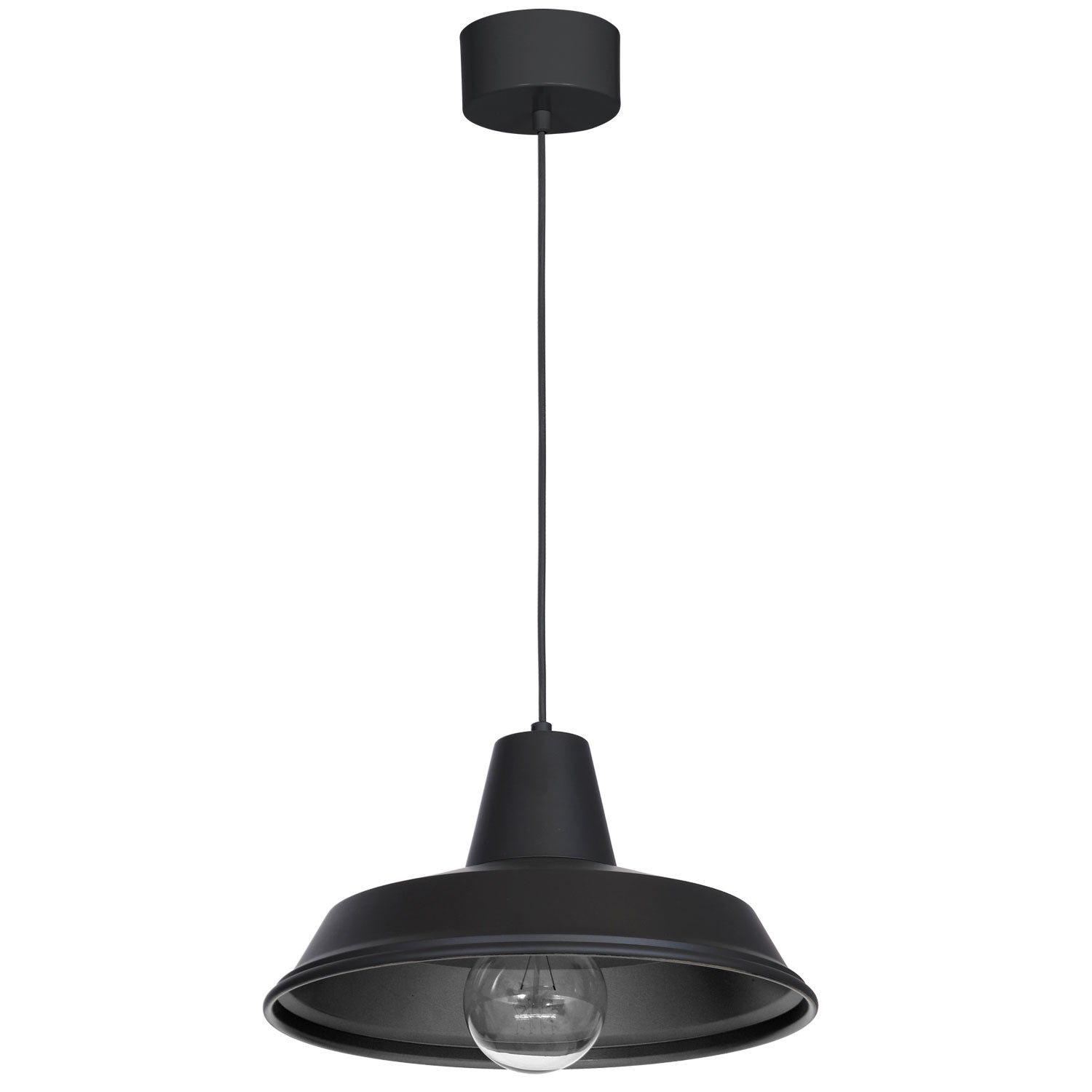 żyrandol Class black 1xE27