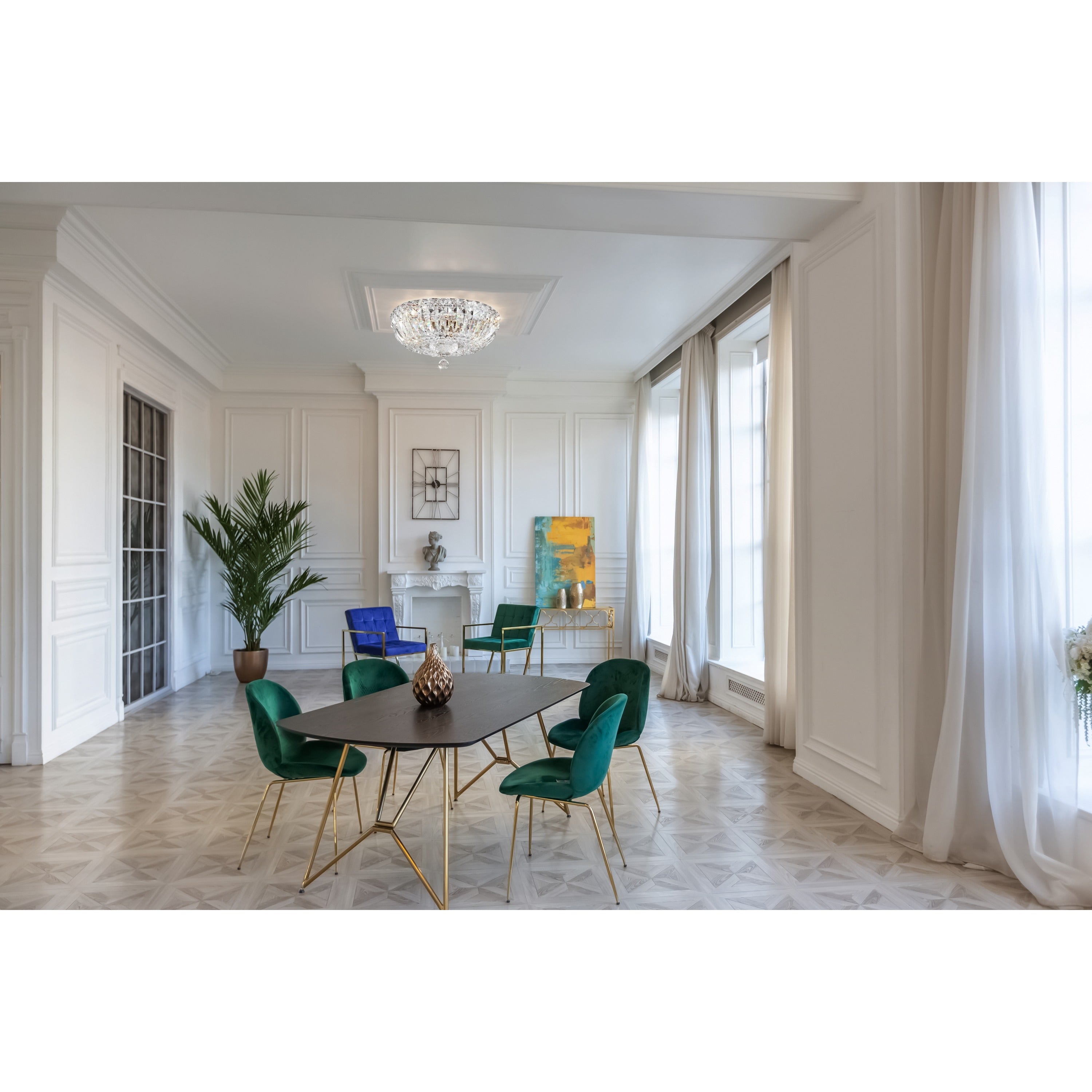 Żyrandol Basfor DIA100-CL-03-N