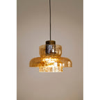 Maxlight Lampa wisząca Signature C - Metal + szkło - Mosiądz + szkło bursztynowe P0603
