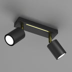 spot Striper black/gold 2xGU10