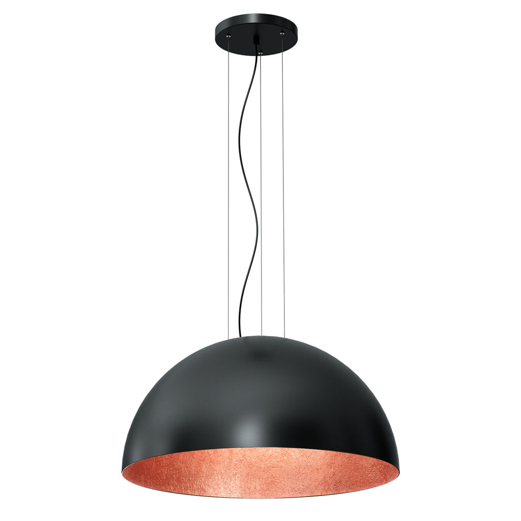 żyrandol Compo 1/2 bool ( dia 600) black/copper 1xE27