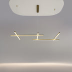 Maytoni Lampa wisząca Radiance - Aluminium - Złoty MOD278PL-L50G3K