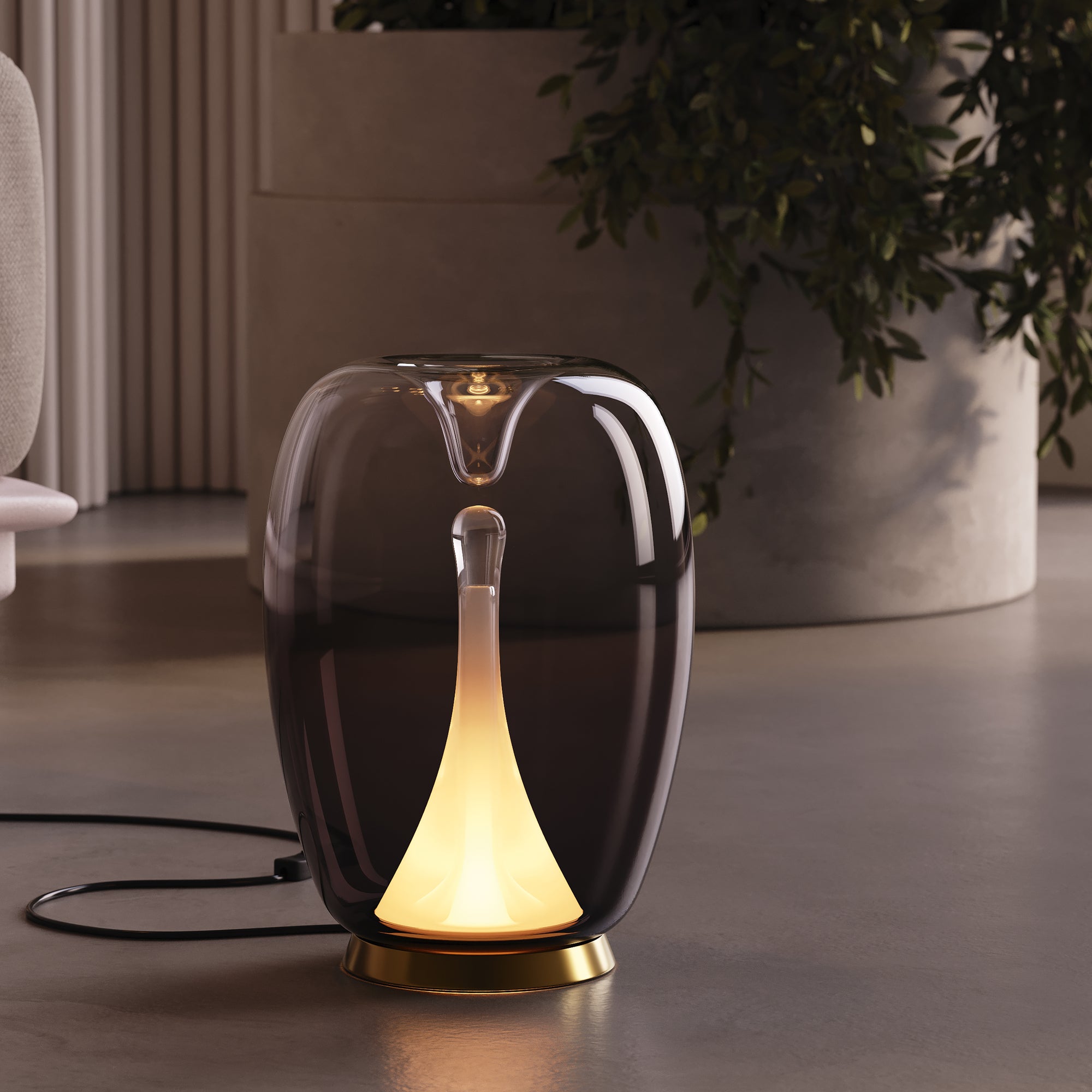 Maytoni Lampa stołowa Splash - Aluminium - Złoty MOD282TL-L15G3K