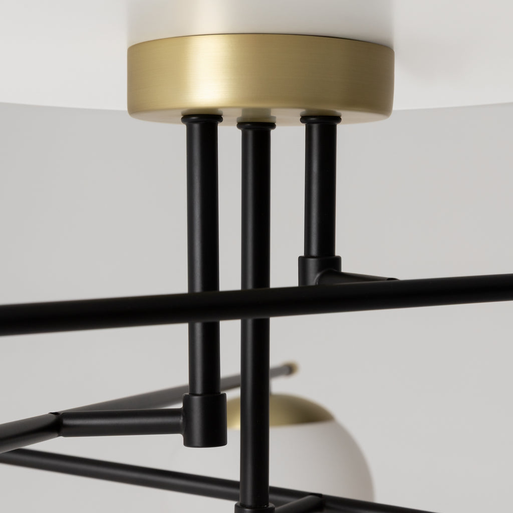Maytoni Plafon Nostalgia - Metal - Czarny MOD048CL-06G