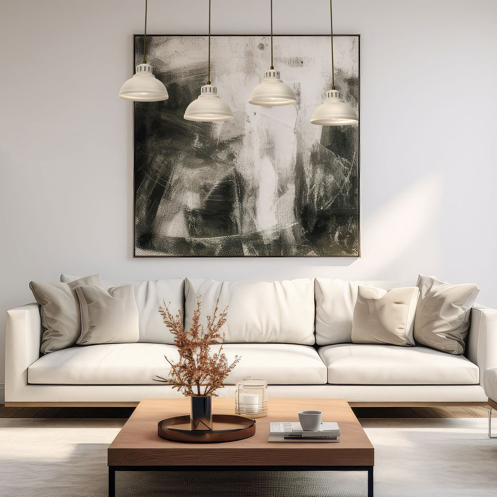 żyrandol Sven beige 4xE27