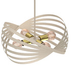 żyrandol Sparkle beige/gold 4xE27