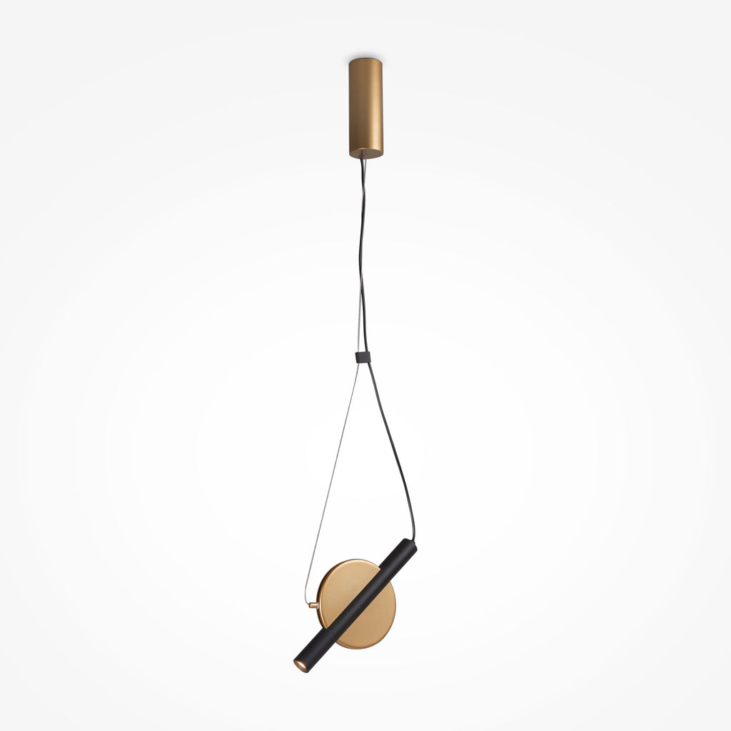 Maytoni Lampa wisząca Enigma - Metal - Mosiądz MOD150PL-L5BS3K