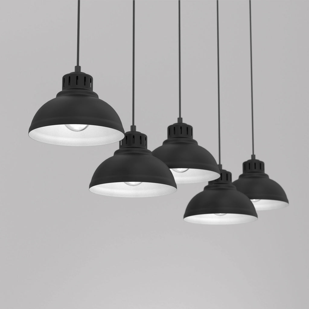 żyrandol Sven black 5xE27