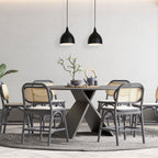 żyrandol Noak classic black/white 2xE27
