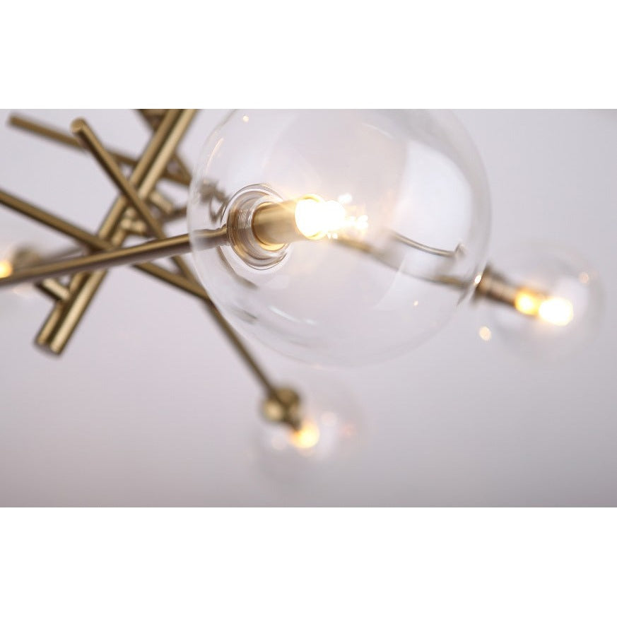Maxlight Lampa wisząca Lollipop - Metal + szkło - Mosiądz P0294