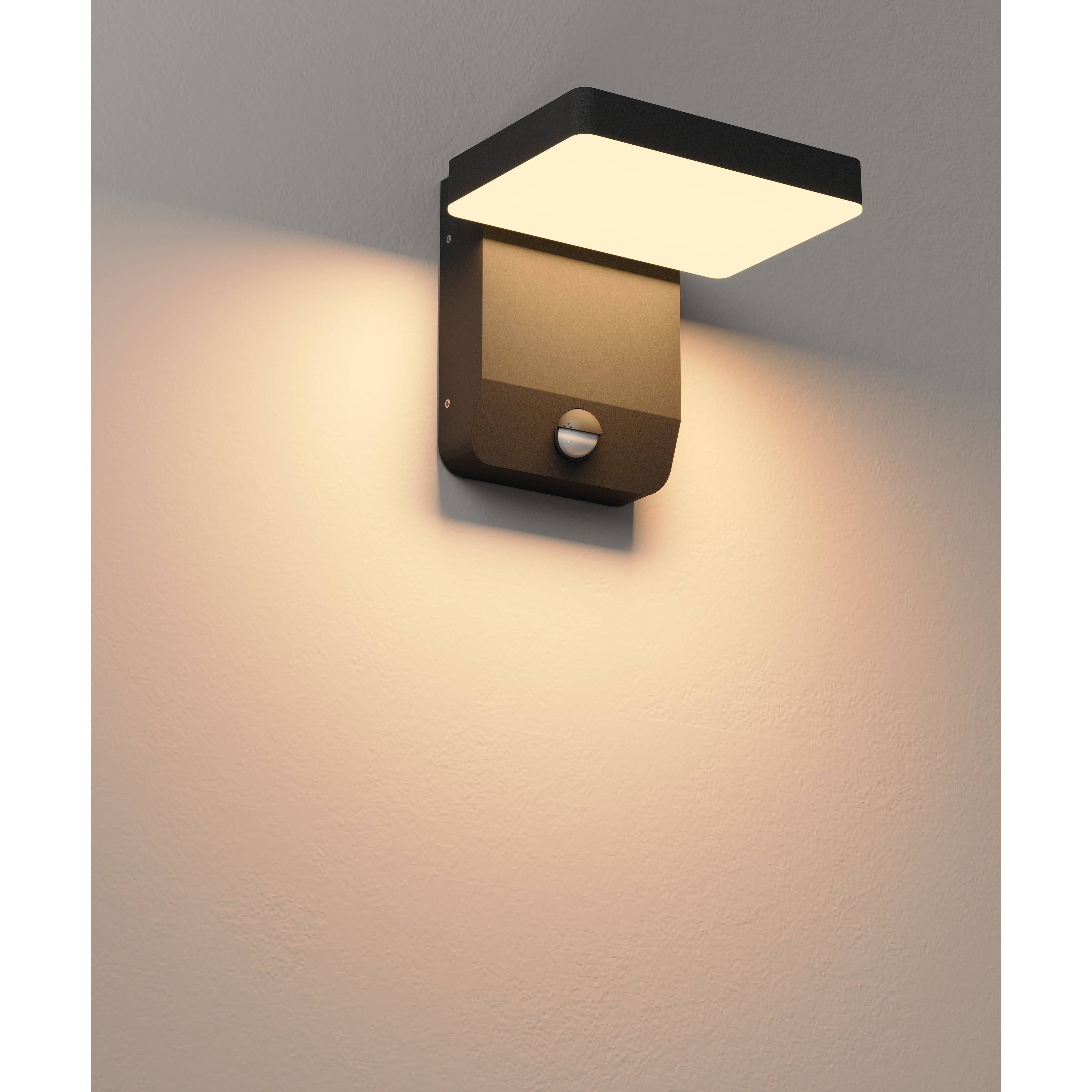 Maxlight Kinkiet Ladis - Aluminium + pc - Czarny W0471