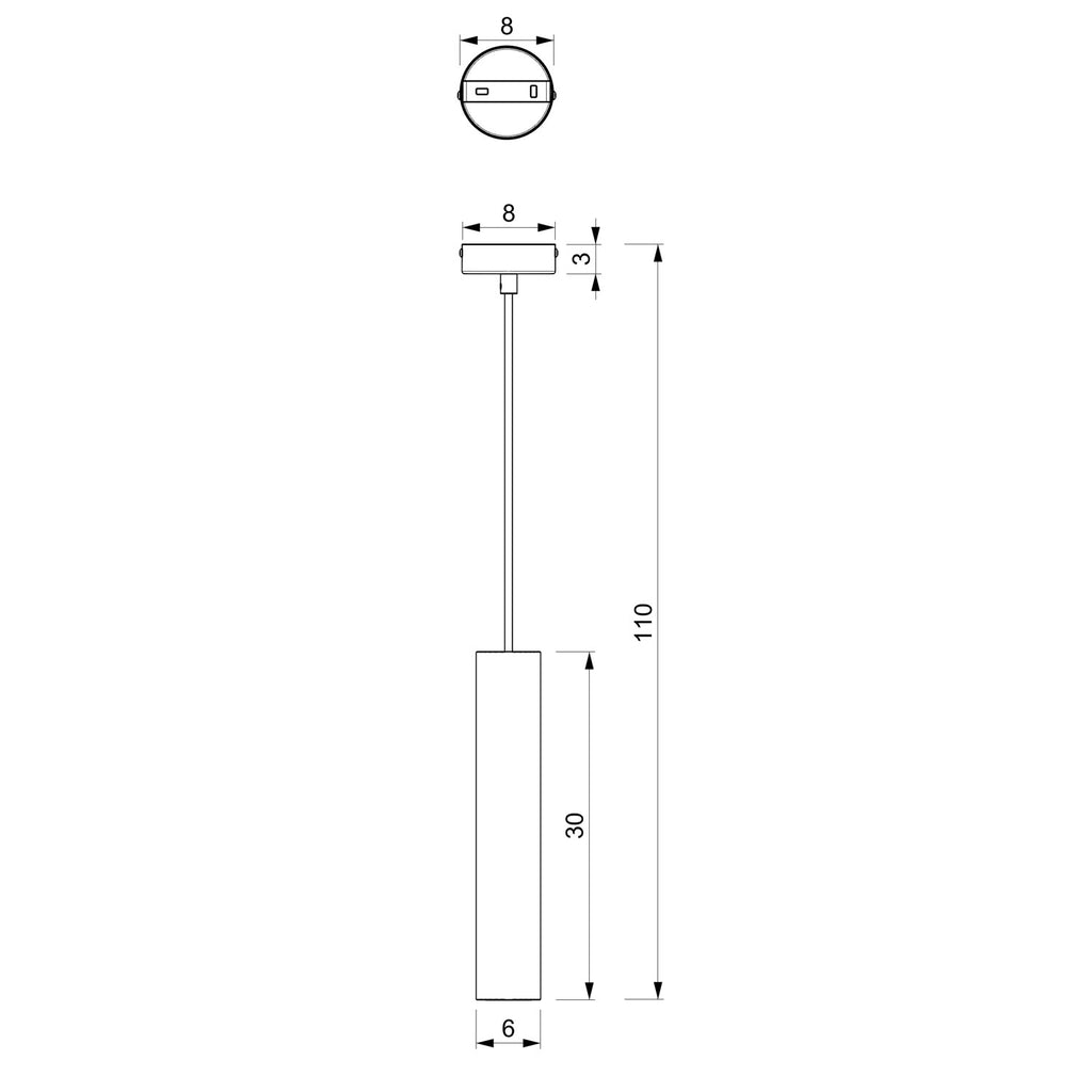 żyrandol Raito brushed brass 1xGU10
