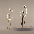 Maytoni Lampa podłogowa Crochet - Aluminium - Mosiądz MOD369FL-L36BS3K