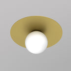plafon Flat gold (glass 2815) 1xE27