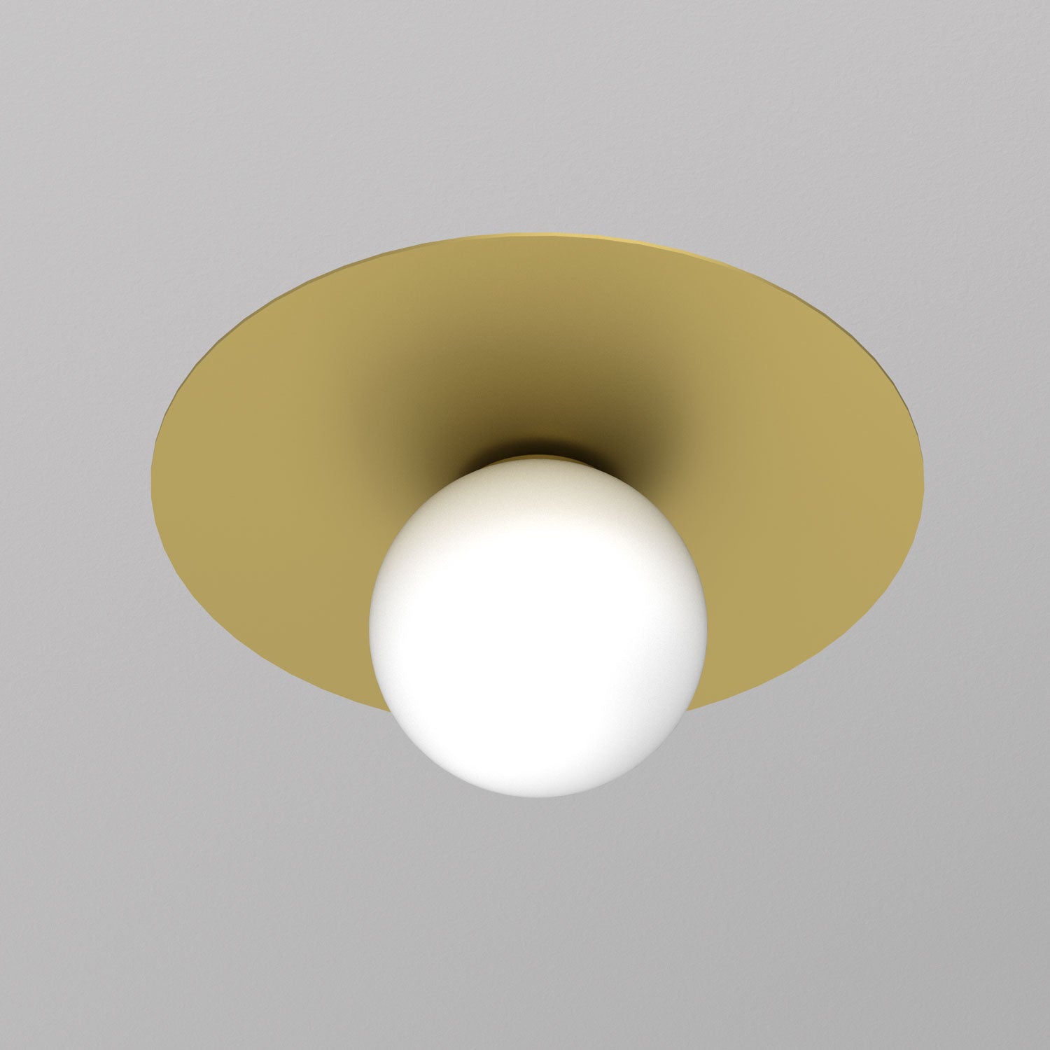 plafon Flat gold (glass 2815) 1xE27