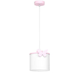 żyrandol Sweet Butterfly pink, shade dia 180/h 150 white 1xE27