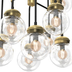 żyrandol hydro transparent glass 12xE27