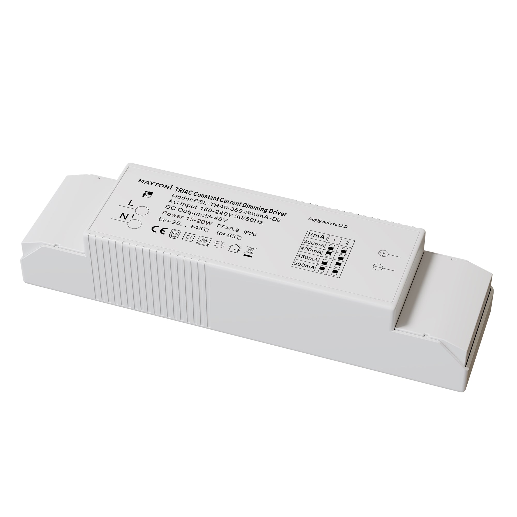 Zasilacz Triac PSL-TR40-350-500mA-DE