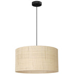 żyrandol Rattan cylinder shade dia 400, h 200 1xE27