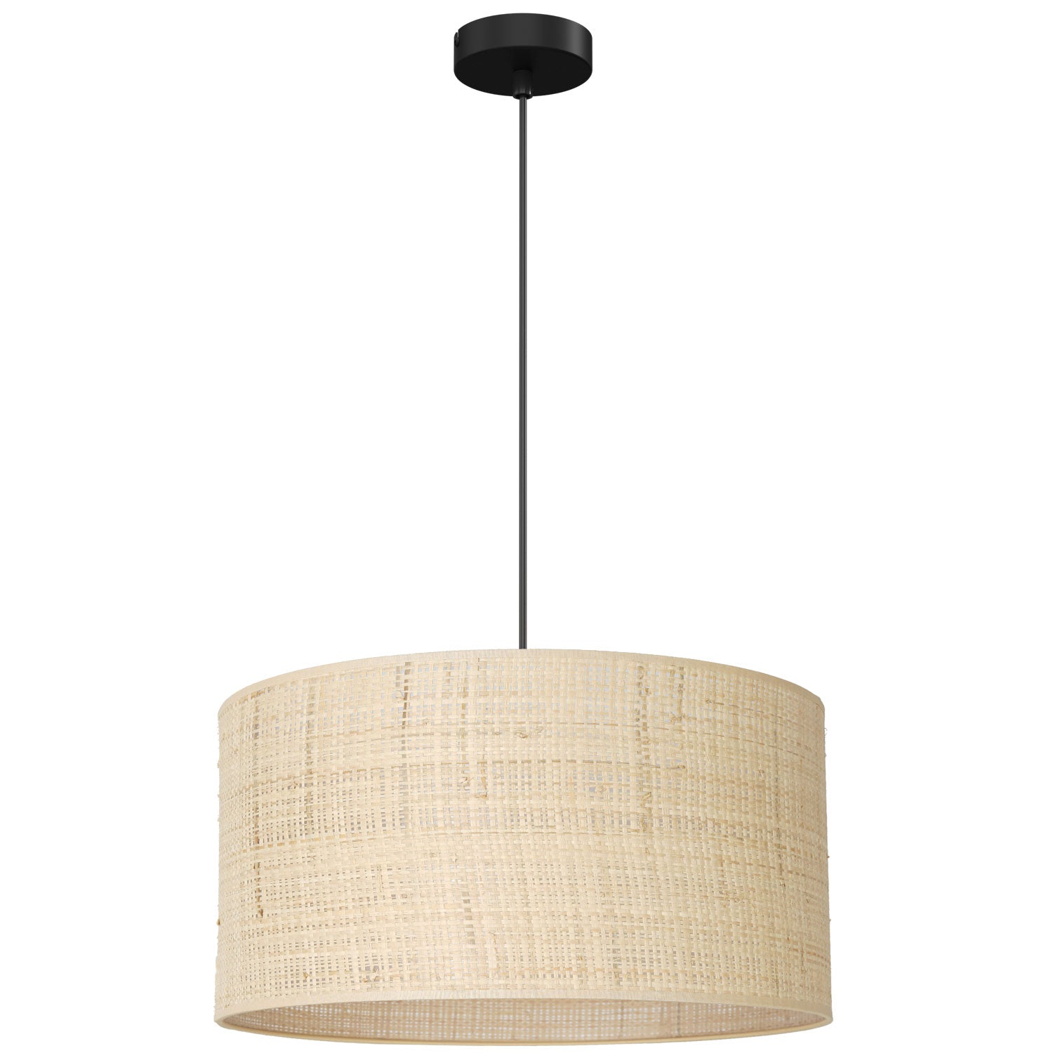 żyrandol Rattan cylinder shade dia 400, h 200 1xE27