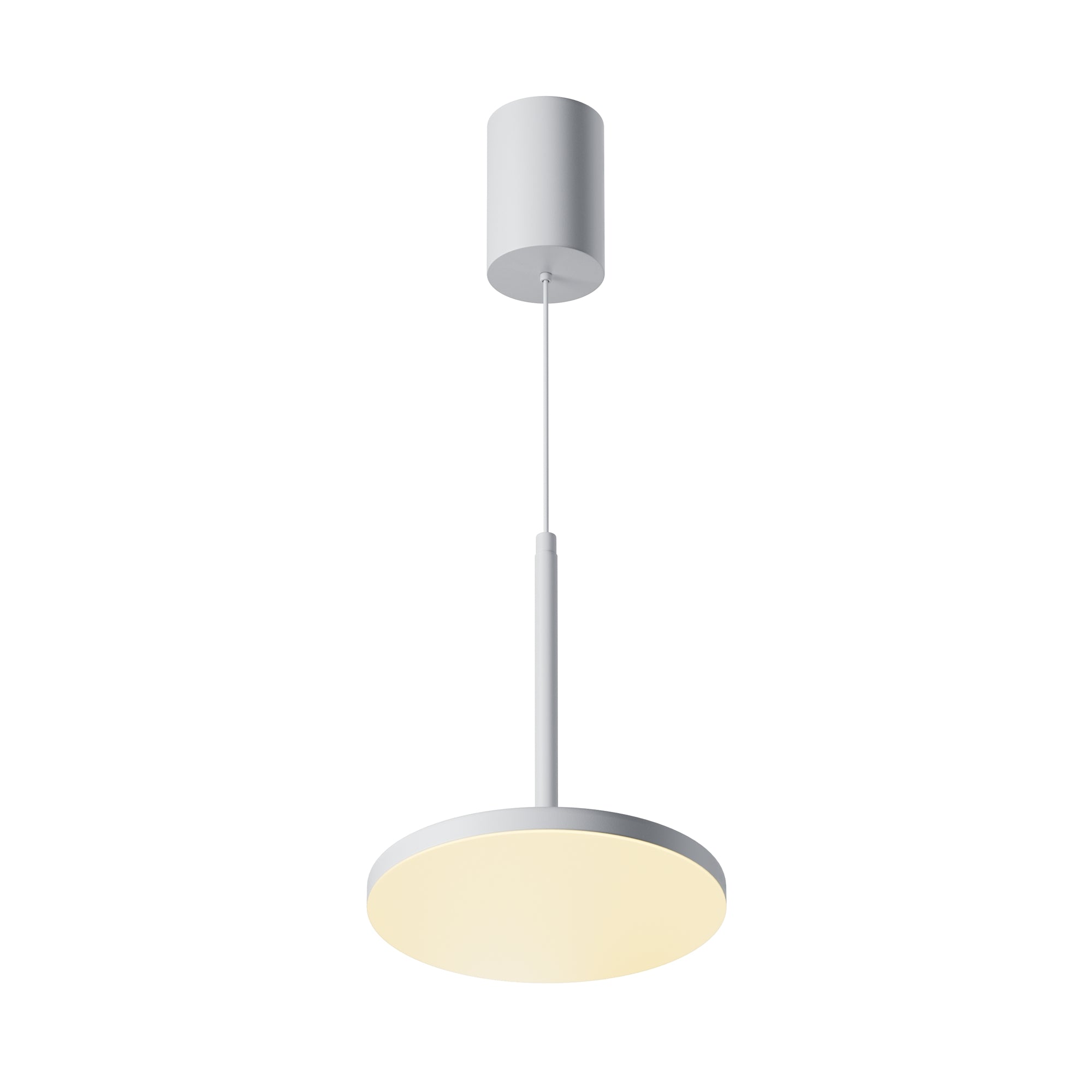 Maytoni Lampa wisząca Plato - Aluminium - Biały P076PL-L12W3K-W