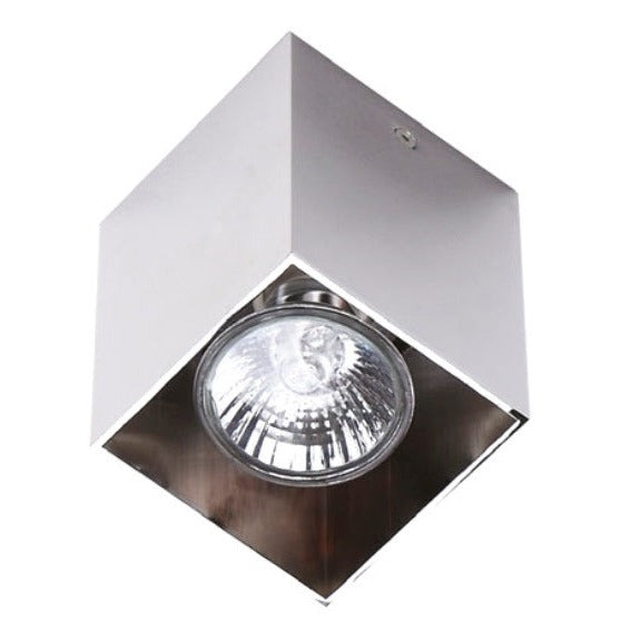 Maxlight Plafon Pet Square - Metal - Chrom C0084