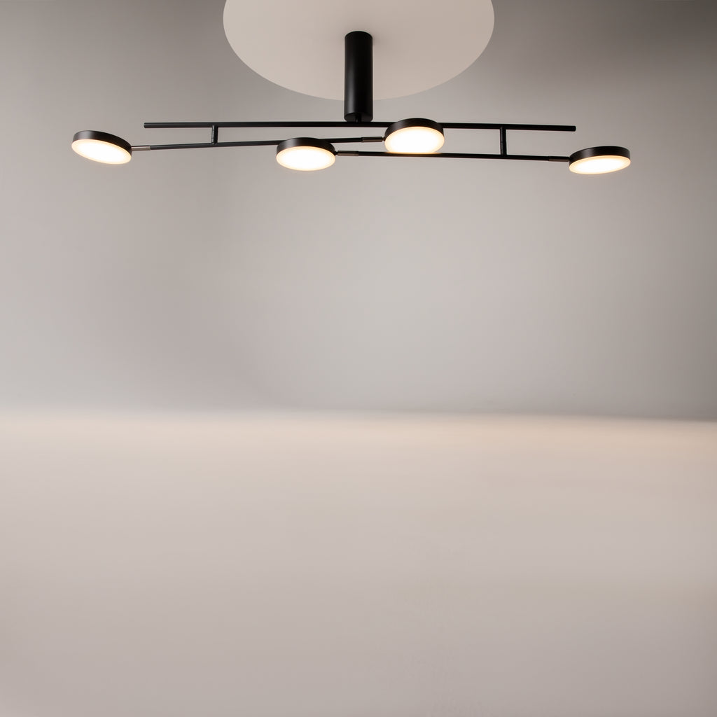 Maytoni Plafon Fad - Metal - Czarny MOD070CL-L30B3K