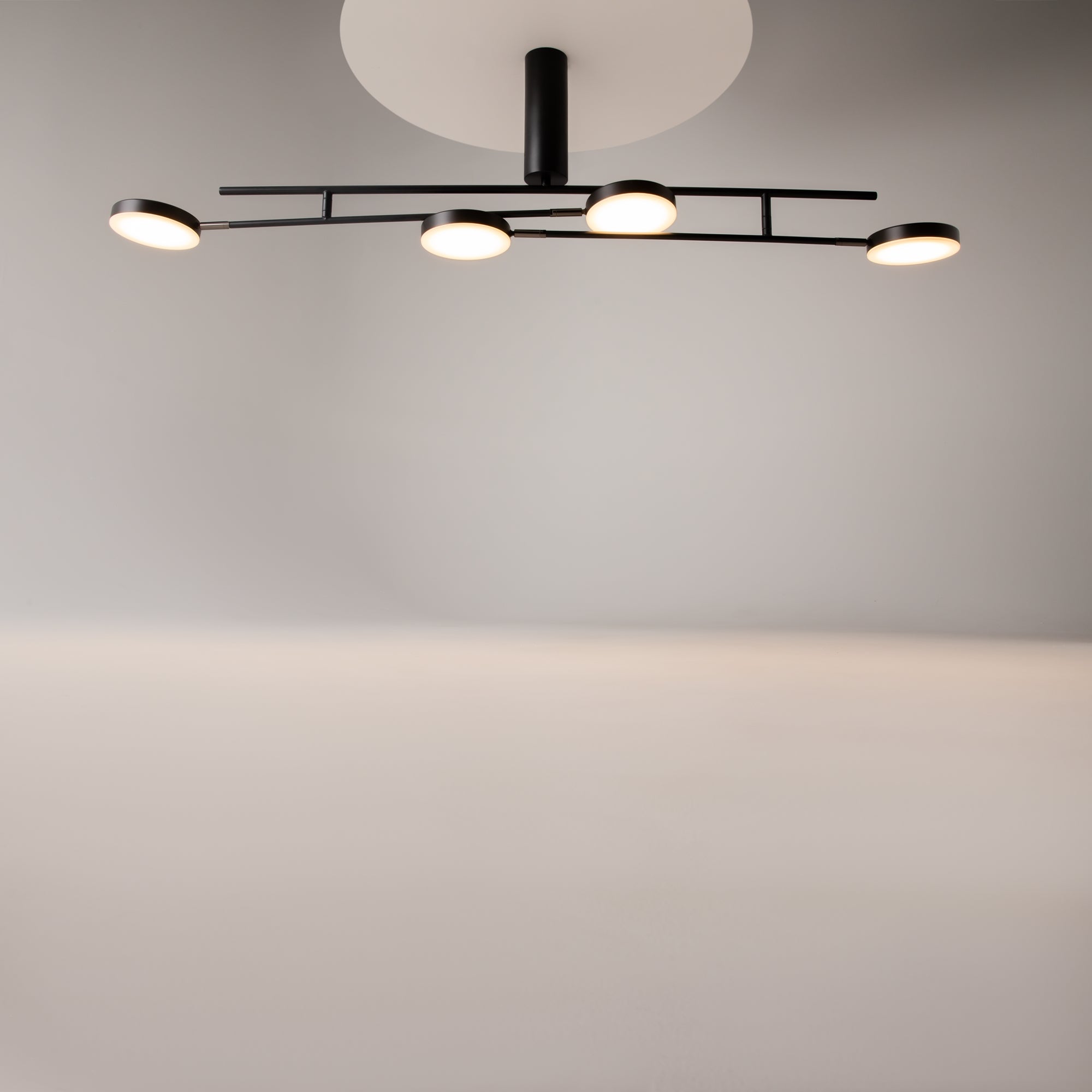 Maytoni Plafon Fad - Metal - Czarny MOD070CL-L30B3K