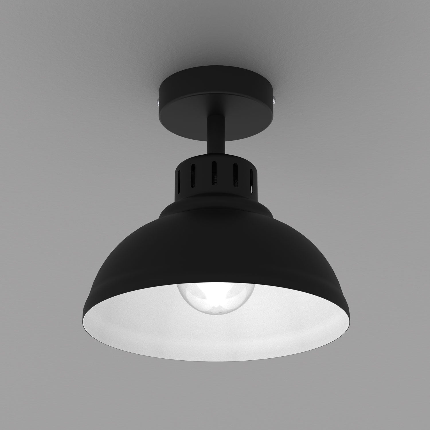 plafon Sven black 1xE27