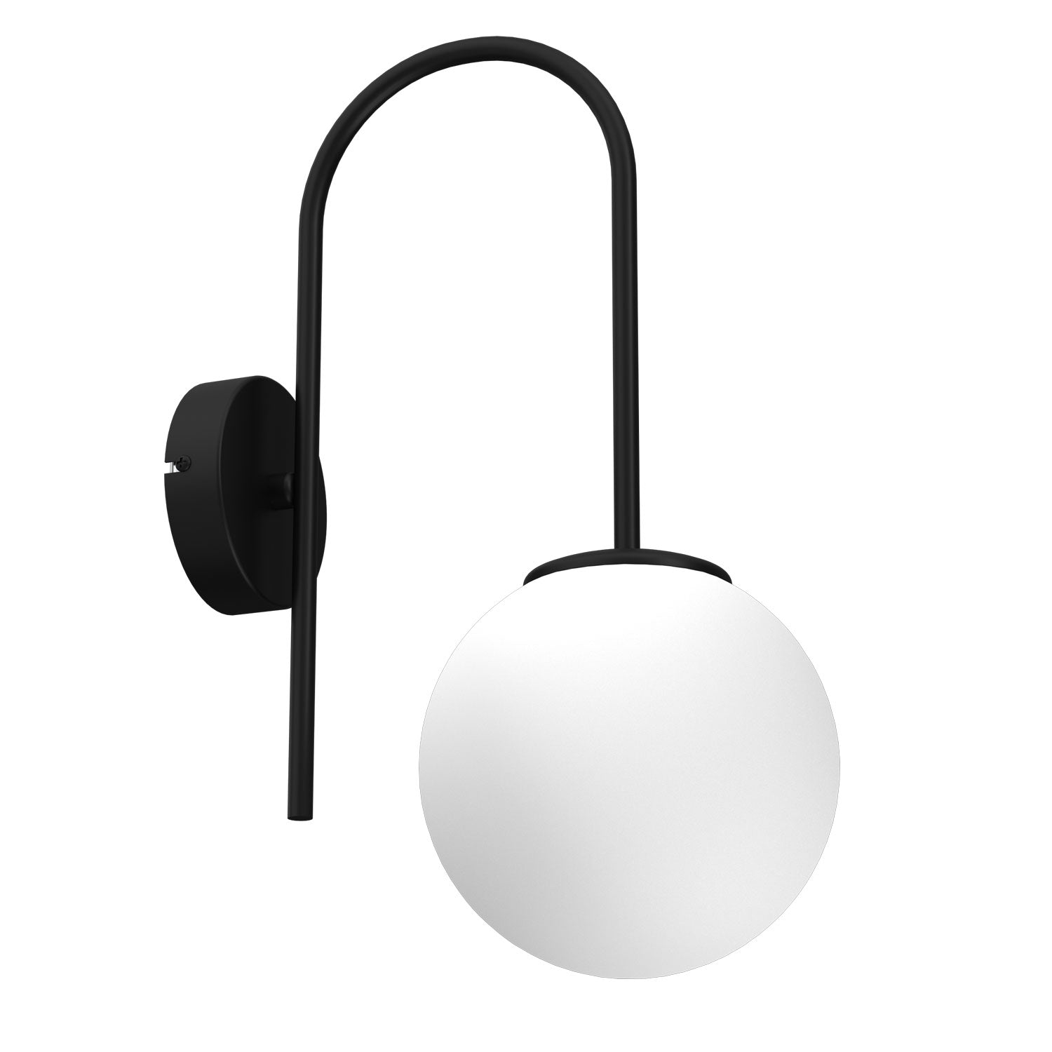 kinkiet Cambridge (glass 2815) black 1xE14