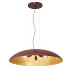 żyrandol Compo flat (dia 1000) burgundy/gold 1xE27