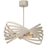 żyrandol Sparkle beige/gold 4xE27