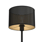 lampka gab. Loft shade H 58 black, cylinder shade dia 250, h 170 black/gold 1xE27