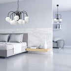 żyrandol Cambridge (glass 2815) black 3xE14