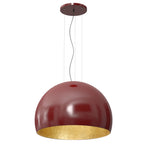 żyrandol Compo 3/4 bool ( dia 800) burgundy/gold 1xE27