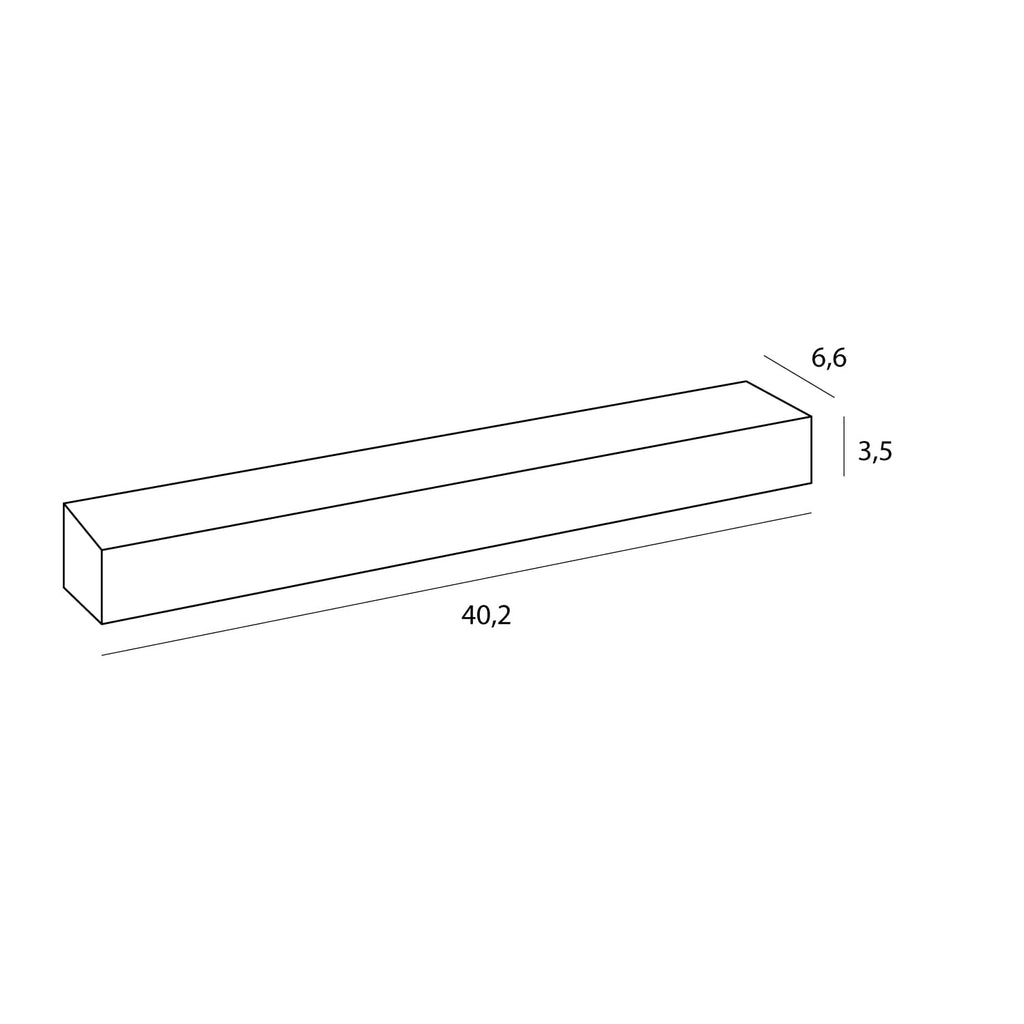 Maxlight Oprawa natynkowa X-line 20W - Aluminium - Biały C0255