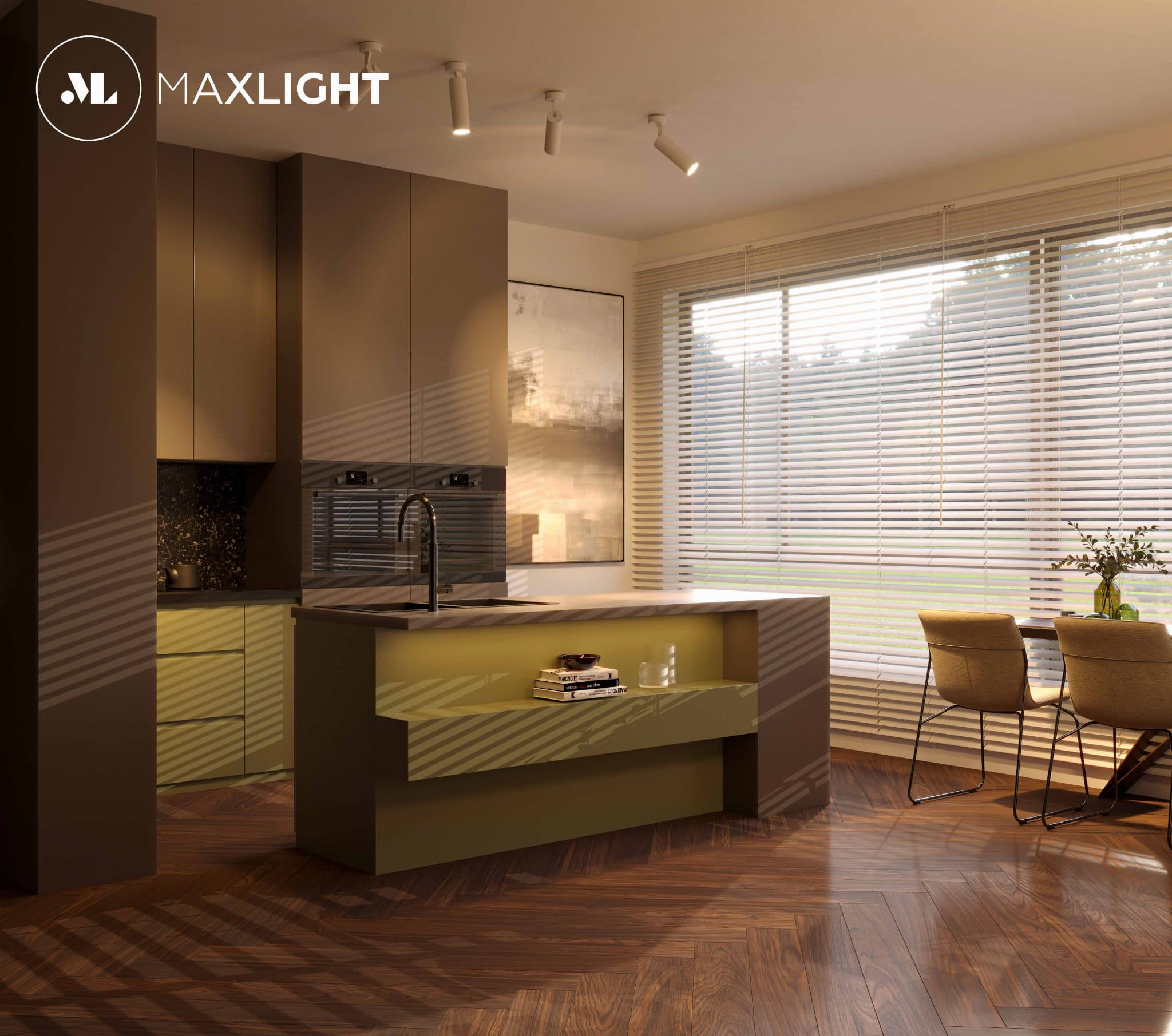 Maxlight Oprawa wpuszczana Shinemaker - Metal - Biały H0119
