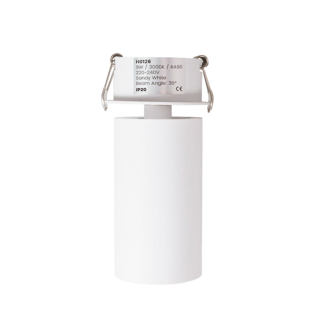Maxlight Oprawa wpuszczana Halo C - Aluminium - Biały H0124