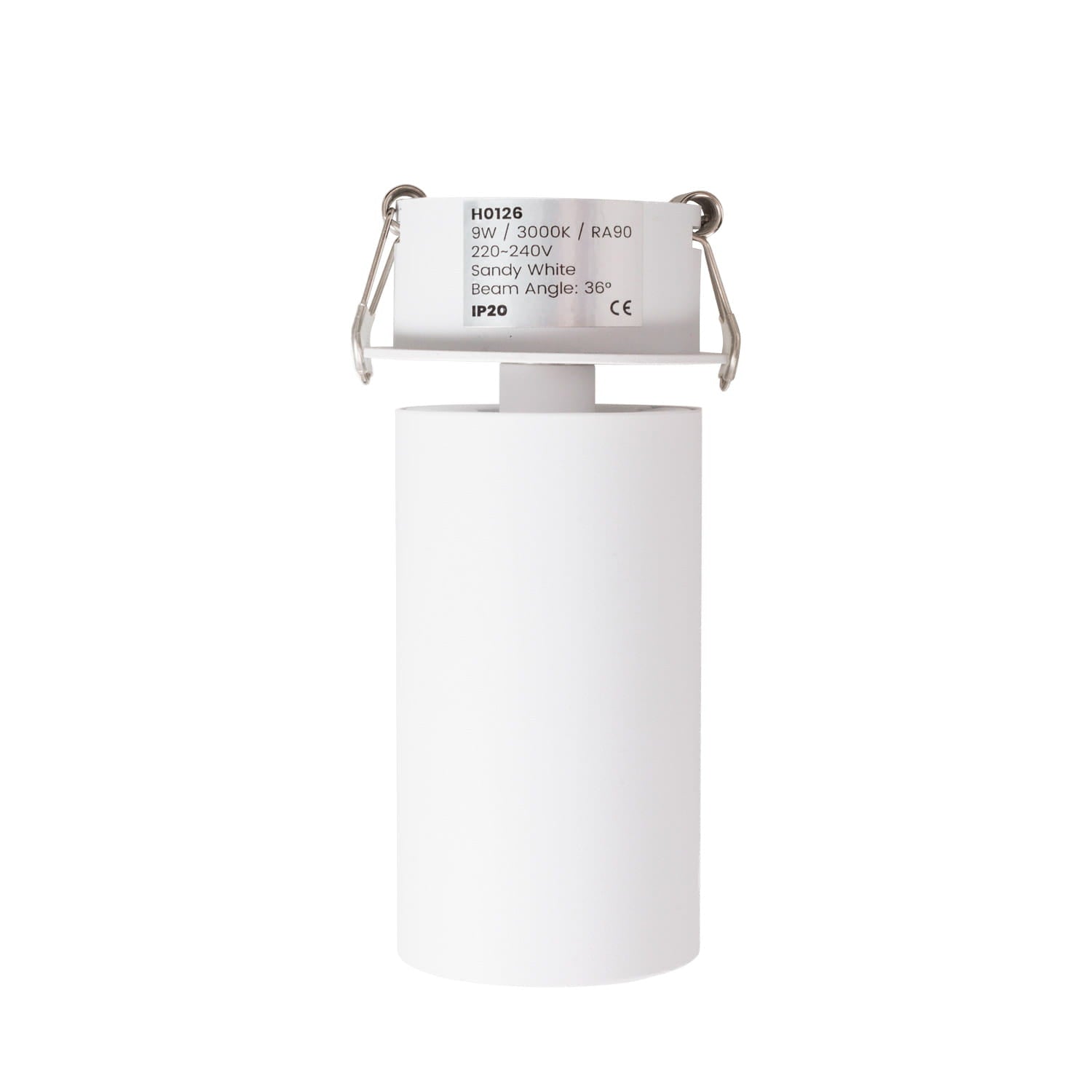 Maxlight Oprawa wpuszczana Halo C - Aluminium - Biały H0124