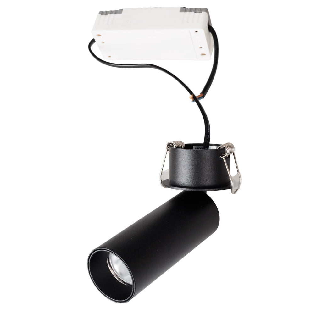 Maxlight Oprawa wpuszczana Halo C - Aluminium - Czarny H0125